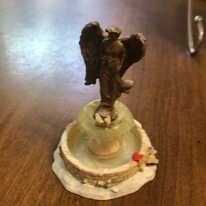 Hallmark Keepsake Winter Park Angel Fountain Collection.